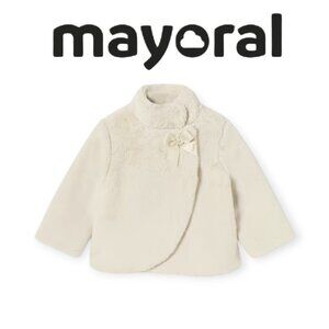 Mayoral Baby Faux Fur Coat 24M NWT Chic Warm